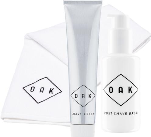 Image du produit OAK Beardcare Coffret Comfort Shave - Crème à raser + Baume après rasage + Serviette visage (Kit de soins du visage)