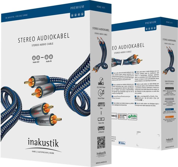 Produktbild Inakustik Cinch - Cinch (3 m, Cinch)