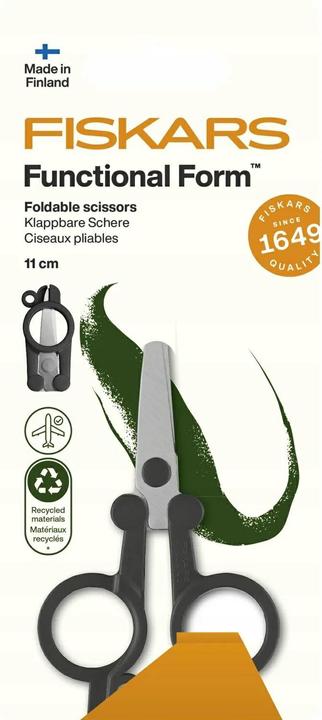 Produktbild Fiskars Schere FF 11 cm, rostfreier Stahl, Bedienungsseite (11 cm)