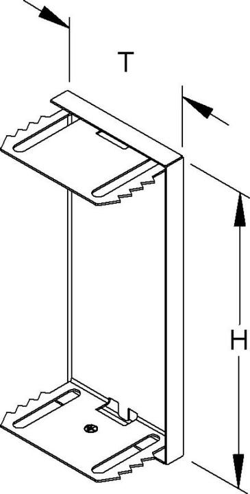 Produktbild Niedax NIE GADU 213T60 R GK-Endabschluss- deckel umgreifenD215x61 Stahl reinweiÃ