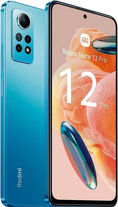 Actual product image Xiaomi Redmi Note 12 Pro 4G (256 GB, Glacier Blue, 6.67", Dual SIM, 4G)