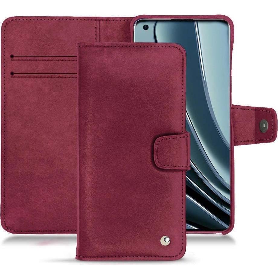 Noreve Lederschutzhülle Wallet (OnePlus 10 Pro), Smartphone Hülle, Violett