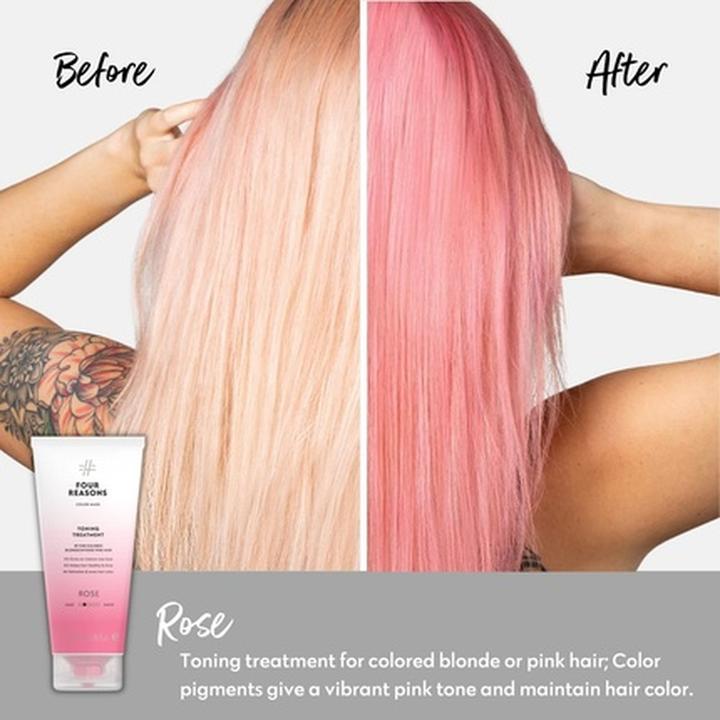 Produktbild Four Reasons Color Mask Rose Pink Toning Treatment Color Depositing Conditioner 6.76 fl oz (1000 ml)
