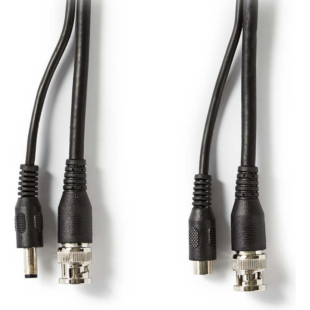 Nedis CCTVCA10BK200 - CCTV Bezpečnostní Kabel BNC / DC RG59 20 m předem sestavené konektory (Antennenkabel), Antennenkab...