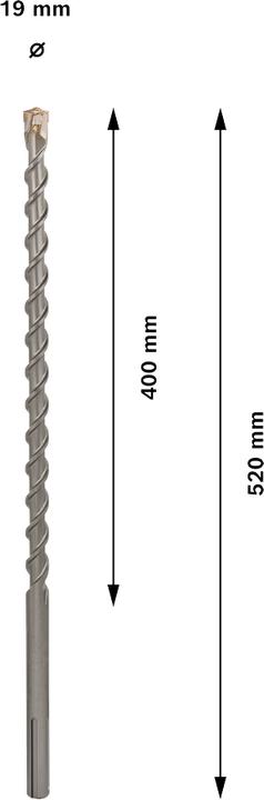 Actual product image Bosch Professional Zubehör Carbide hammer drill 19 mm (19 mm)