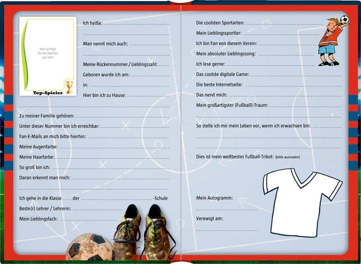 Produktbild Freundebuch - Meine Freunde - Fussballfreunde (Deutsch, Reiner Stolte, 2016)