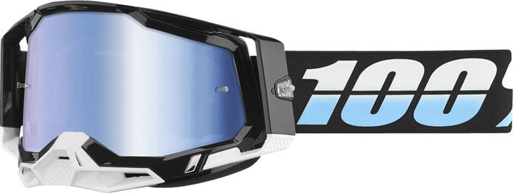 Produktbild 100% Racecraft 2 Goggle Blue - Mirror Blue (Black, Anthracite, Blau)