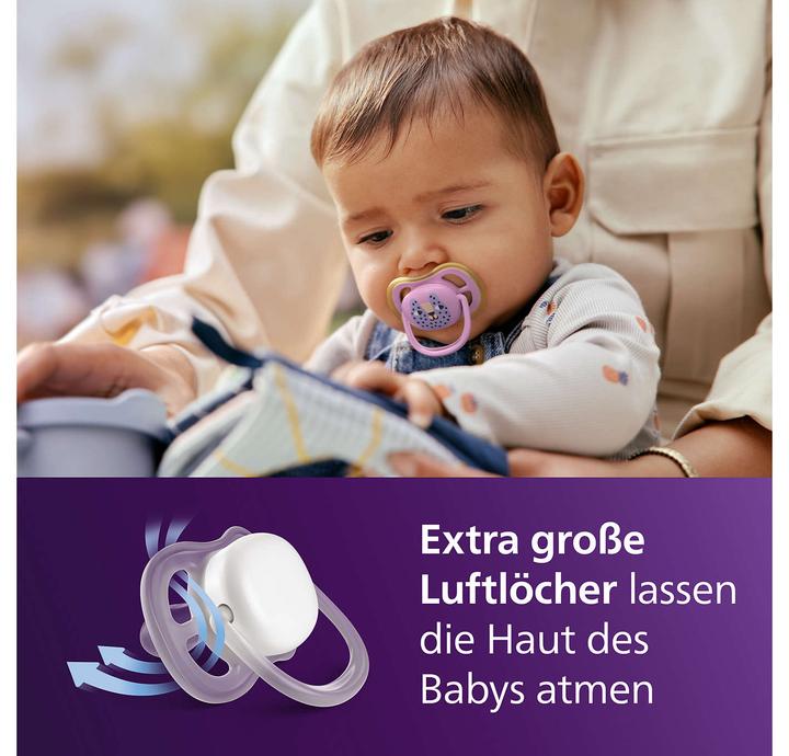 Image du produit Philips Avent Pacifier SCF087/13 ultra air (2x, 6 - 18 Mois)