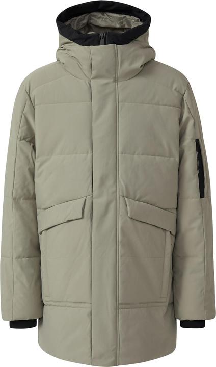 s.Oliver Outdoor-Jacke Wasserabweisender Puffer-Parka mit Kapuze und sportiven Details