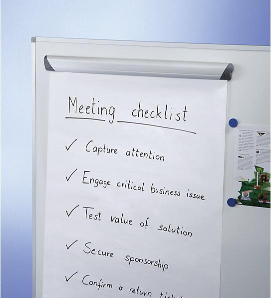 Actual product image kaiserkraft Flipchart clip