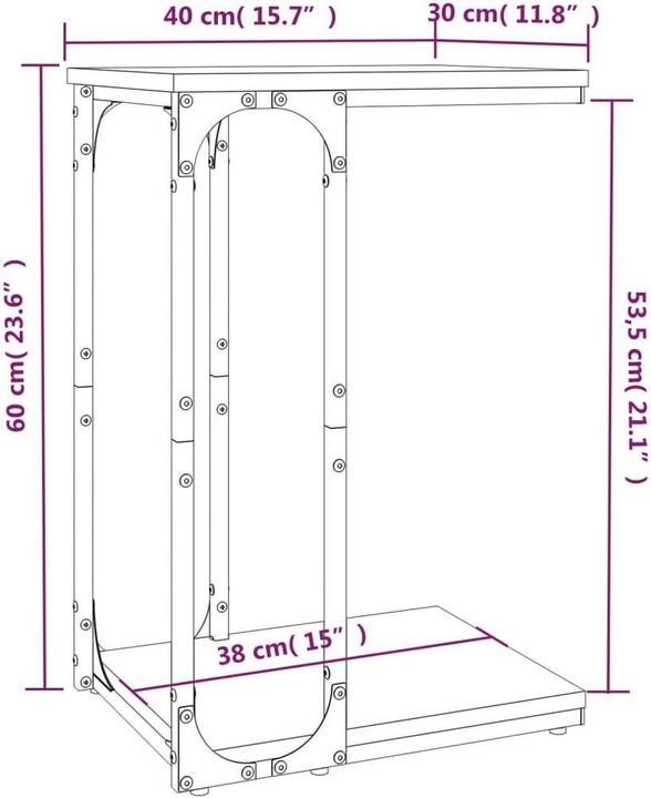 Immagine prodotto VidaXL Breonna (40 x 30 x 60 cm)