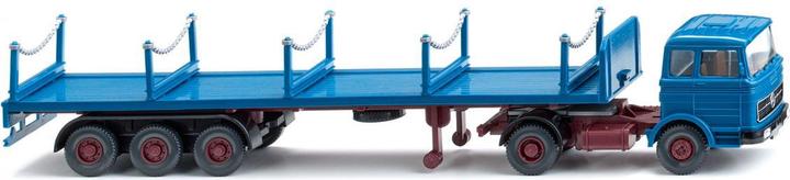 Actual product image Wiking H0 stake semitrailer (MB)