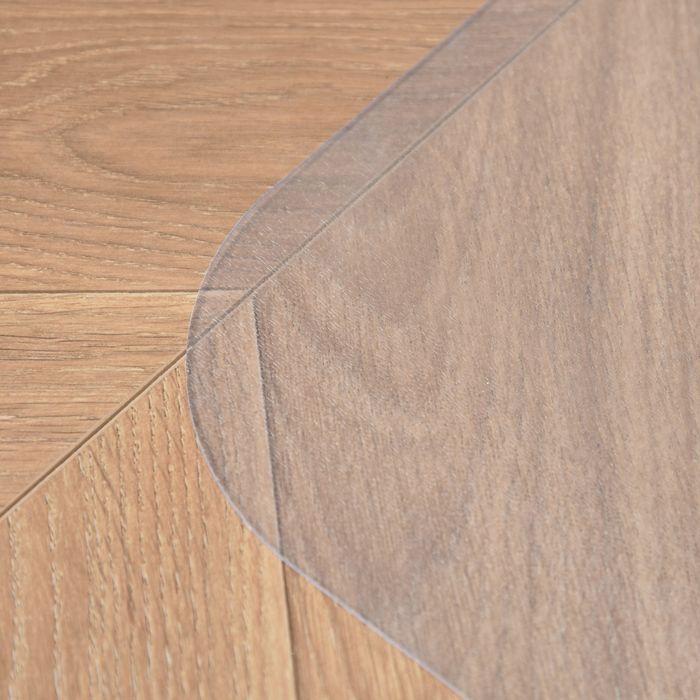 Produktbild Swisshandel24 Bodenschutzmatte, rutschfest, 1,5mm dick, 90x120cm, Transparent (90 x 120 cm)