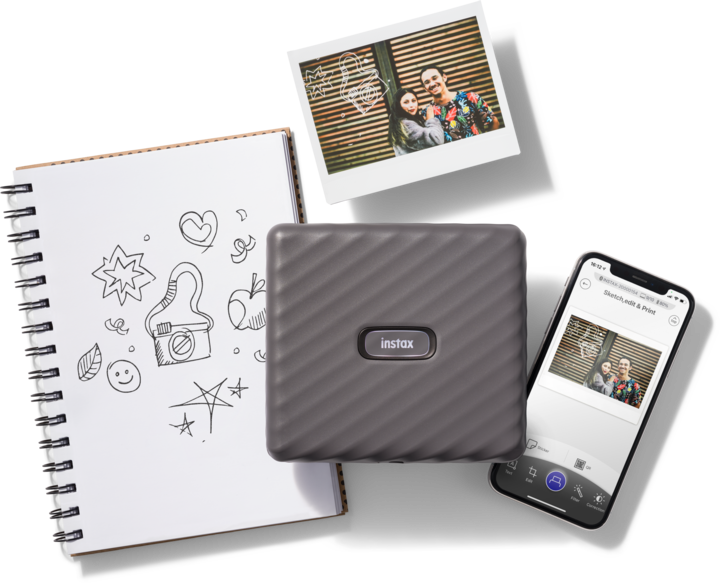 Productafbeelding Fujifilm Instax LINK BREED A Grijs EX D (Laser, Kleur)
