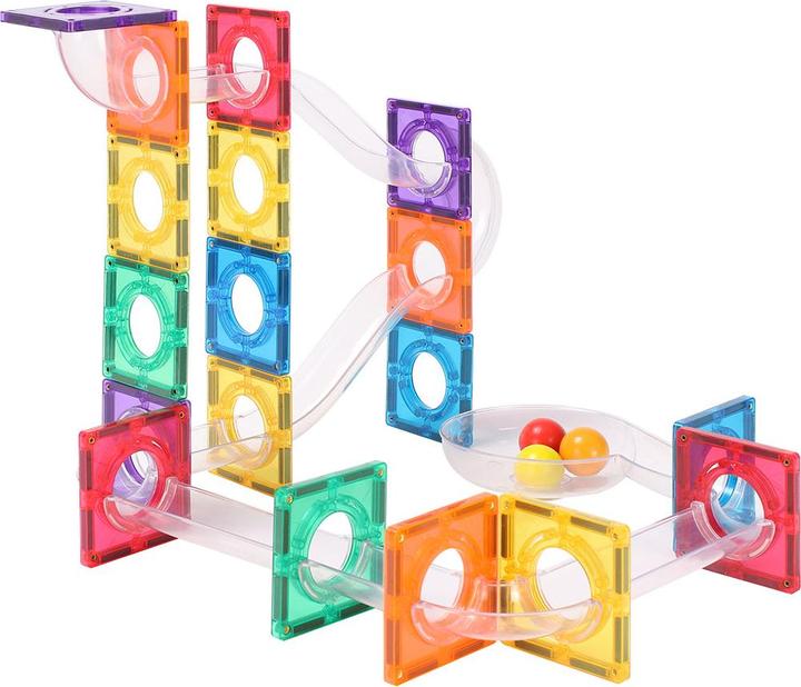 Image du produit Mntl Pack de tuiles magnétiques Ball Run Rainbow