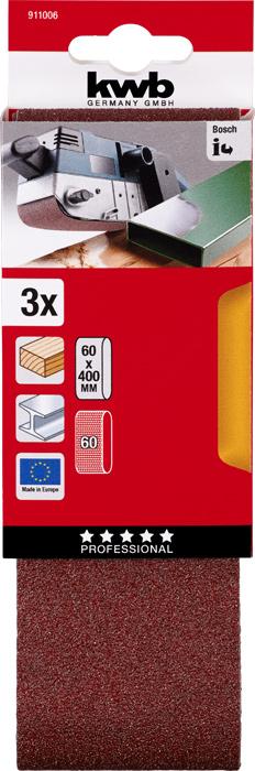 Image du produit kwb Bande abrasive 60X400 grain 60 (60)