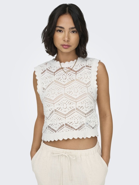 Produktbild Only Normal geschnitten Rundhals Tragetasche Gestricktes Oberteil (XS)