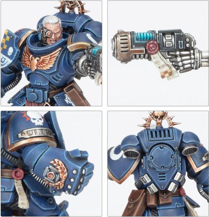 Actual product image Games Workshop Space Marines Lieutenant (Plastic)