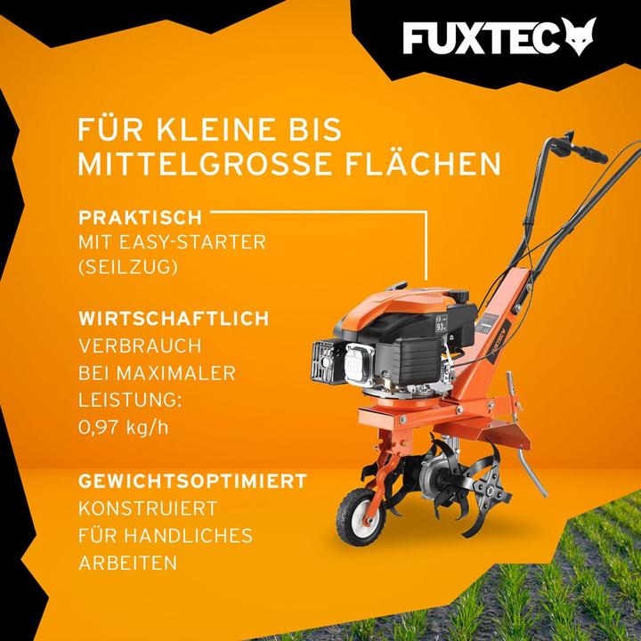 Actual product image Fuxtec FX-AF1139 Rotary tiller Tiller with 36cm width
