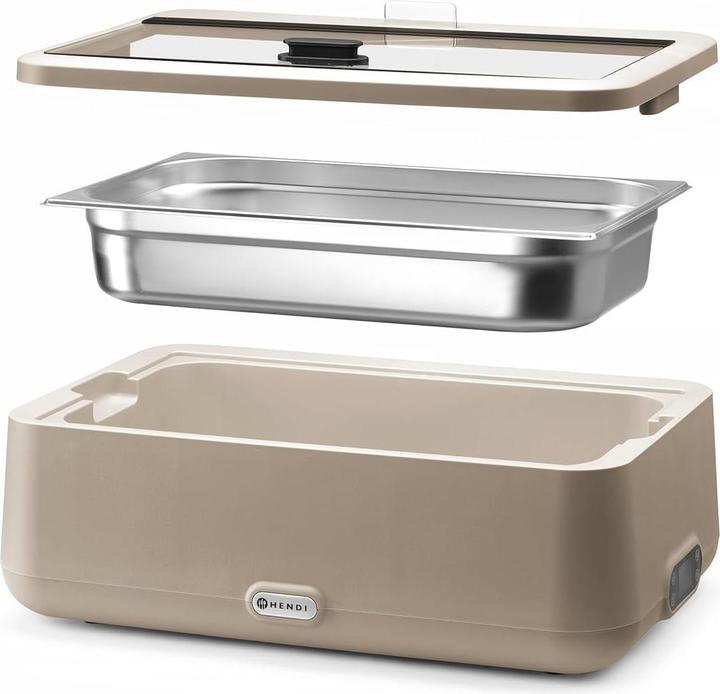 Actual product image Hendi Chafing dish UNIQ,, beige, 220-240V/700W, 607x402x(H)245mm