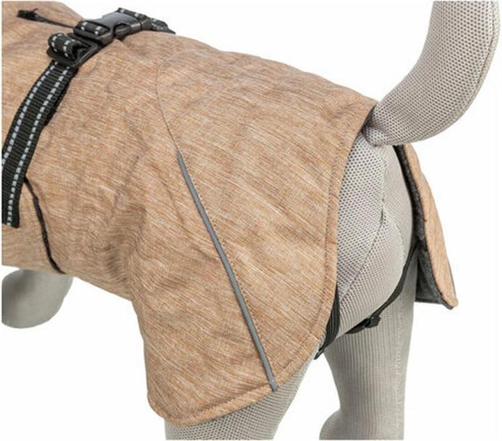 Actual product image Trixie Riom winter coat, L: 62 cm, sand (L, Dog coat)