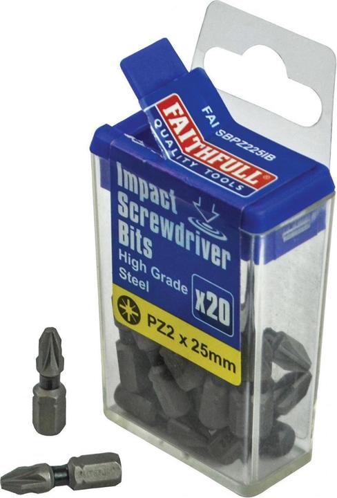 Produktbild Faithfull SchlagschraubendreherBits Pozidriv (Kreuz Pozidriv PZ)