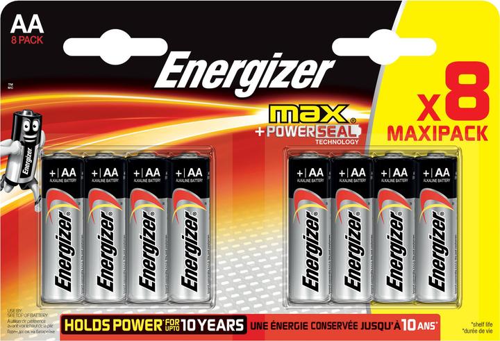Produktbild Energizer Max AA Alkaline 4+4 (8 Stk., AA)