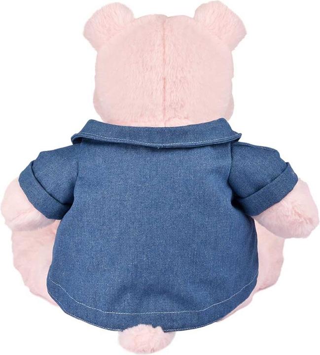 Produktbild Doudou et Compagnie Hippo, rosa mit Jeansjacke 38cm (38 cm)