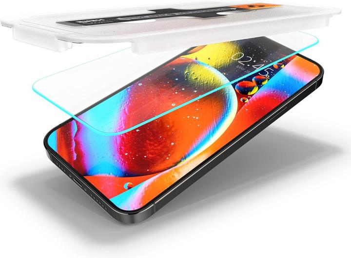 Actual product image Spigen EZ Fit Glass.tR (1 pcs., Apple iPhone 13 Pro Max)