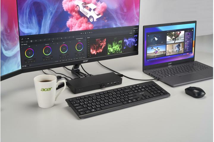 Image du produit Acer Station d'accueil Thunderbolt 4 T701 avec câble d'alimentation EU ADK250 (Thunderbolt, 1 portion)