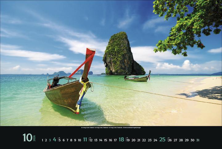 Image du produit Verlag Bildkalender Trauminseln 2026, Papierformat: Kein