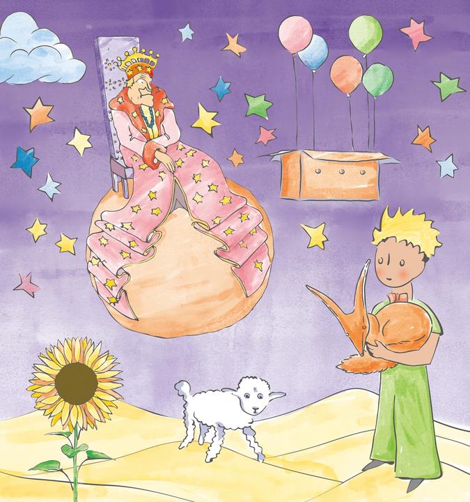 Actual product image Avenir Wassermalfarben-Buch Kleiner Prinz