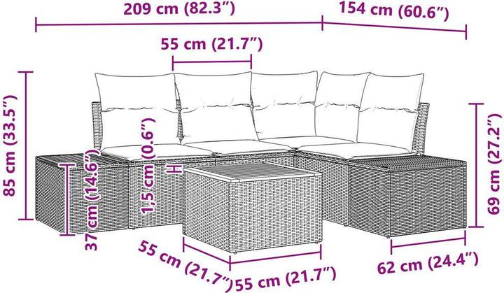 Produktbild vidaXL Bridget
