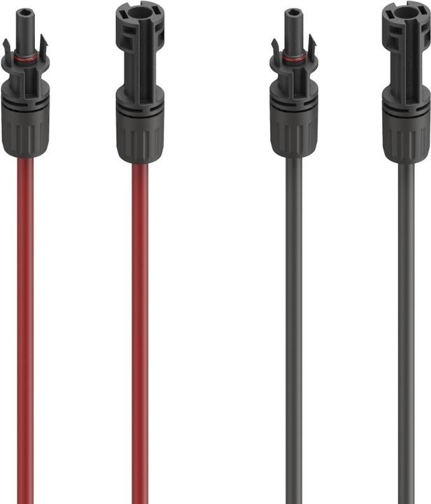 Produktbild Hama Solarkabel Verlängerung für PV-Anlage, MC4, 4 mm², 2x 1,5 m, Rot u (Solarkabel)