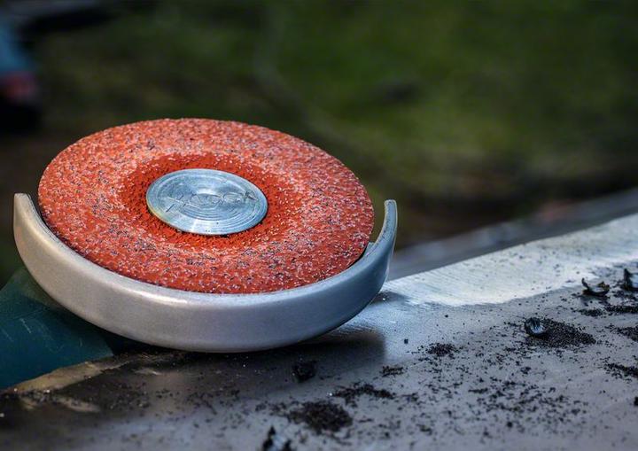 Actual product image Bosch Professional Zubehör EXPERT R781 Prisma Ceramic X-LOCK fibre disc, 125 mm, 22.23 mm, G 80 (80)