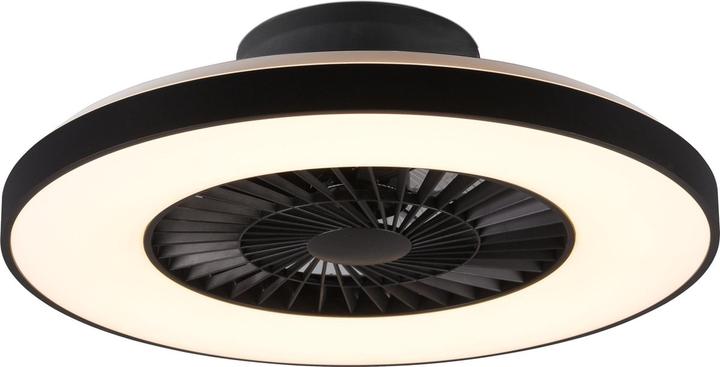 Produktbild RL live your light Ventilator d:60cm zwart/wit met LED 3000-6500k - Modern - Trio - 2 jaar garantie (54 dB)