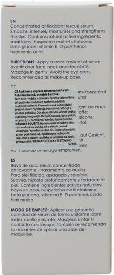 Immagine prodotto Ziaja Siero detergente per viso e collo alle bacche di Acai (Siero espresso per viso e collo) 50 Ml (50 ml)