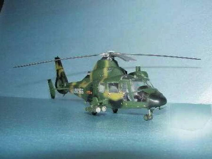 Actual product image Trumpeter Z-9 G Armed Helicopter