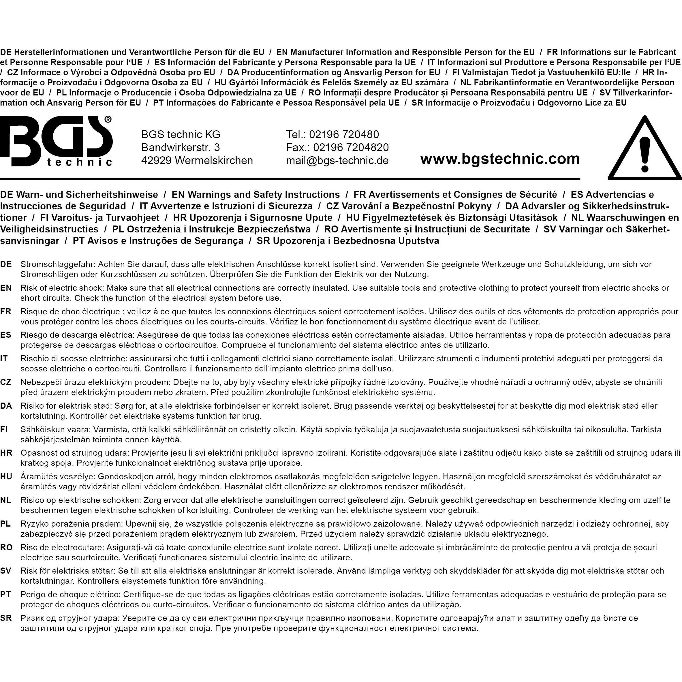 Thumbnail - BGS, Fahrzeug Werkzeug, Tester für Anhänger- und Zugfahrzeug-Steckverbindungen 13-polig