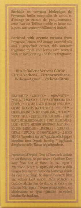 Image du produit L'Occitane Verveine d'été (Eau de toilette, 100 ml)