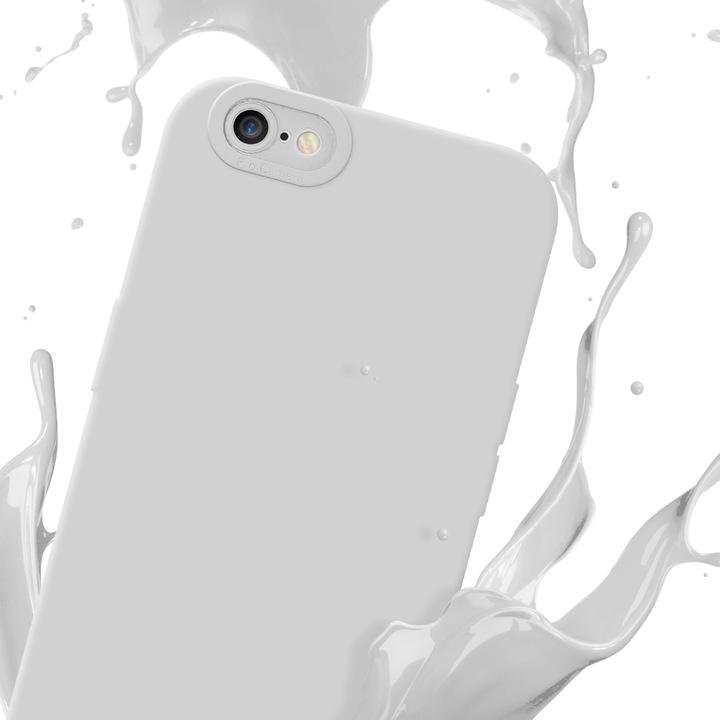 Productafbeelding Cadorabo Hoesje voor Apple iPhone 6 PLUS / 6S PLUS in TPU Fluid LM162 Style (Apple iPhone 6 Plus)