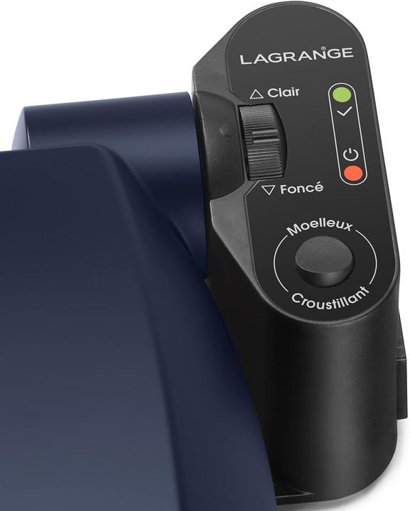 Actual product image Lagrange Premium Waffle Maker, 1200W, 3 Included Plates, Reversible, Made in France, Personalized Cooking