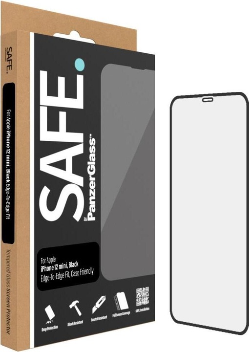 Productafbeelding Safe. Schermbeschermer Hoesje Vriendelijke iPhone 12 mini (1 Stuk, Apple iPhone 12 mini)
