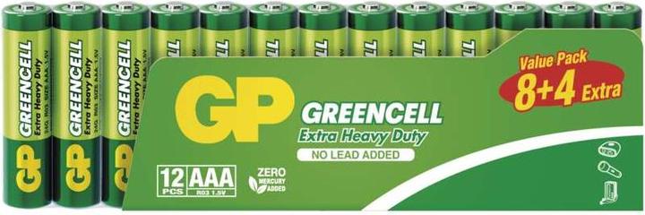 Produktbild GP Batteries GP B1210F Greencell AAA (R03) (12 Stk., AAA)
