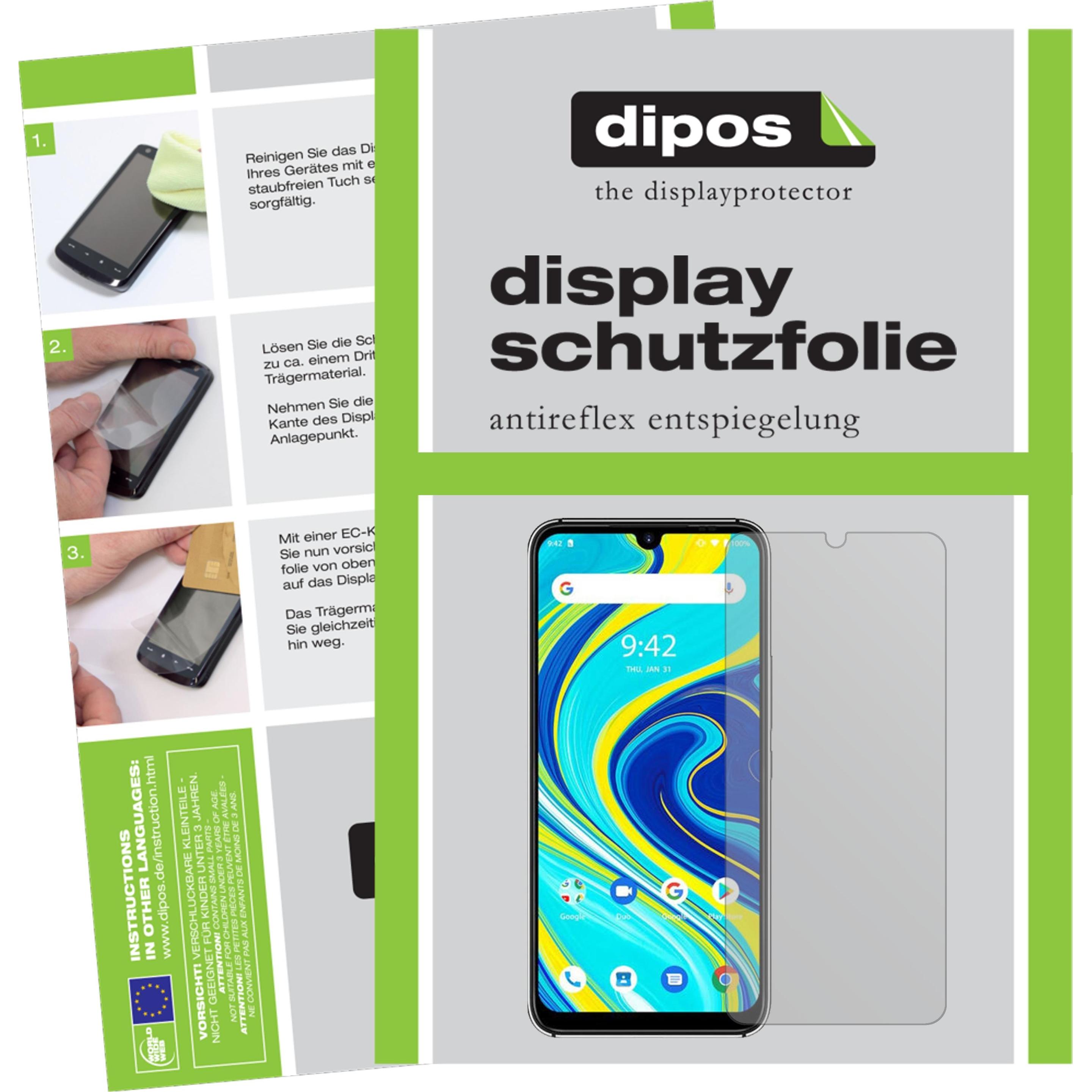 Thumbnail - Dipos Displayschutzfolie Antireflex (2 Stück, Umidigi A7 Pro), Smartphone Schutzfolie, Transparent