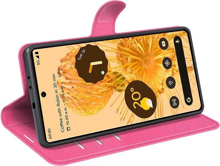 Produktbild Cover-Discount Google Pixel 7 Pro - Leder Etui Hülle pink (Google Pixel 7 Pro)