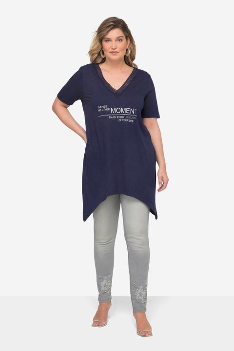 Immagine prodotto Miamoda T-Shirt, Schrift-Motiv, V-Ausschnitt, Halbarm (52)
