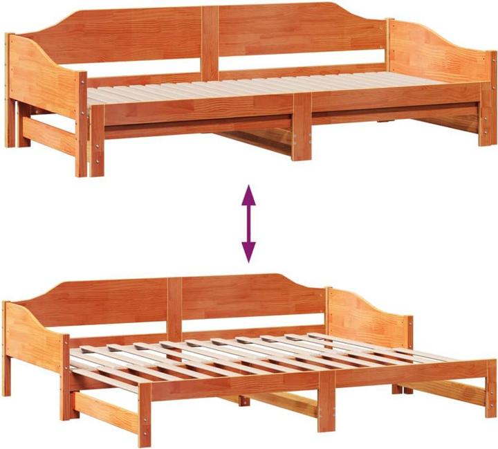 Actual product image vidaXL ausziehbares Tagesbett