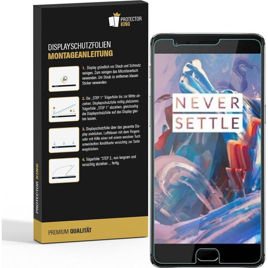 Thumbnail - Protectorking 3x Premium Displayschutzfolie Matt Entspiegelt (3 Stück, OnePlus 3), Smartphone Schutzfolie