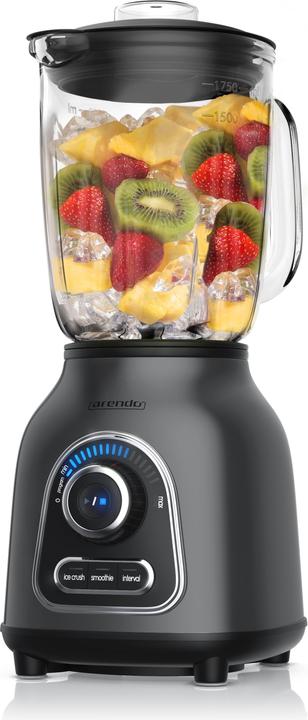 Actual product image Arendo Stainless steel blender 1400 W, power blender, 1.75 l glass jug, blender, high-performance blender (1400 W)